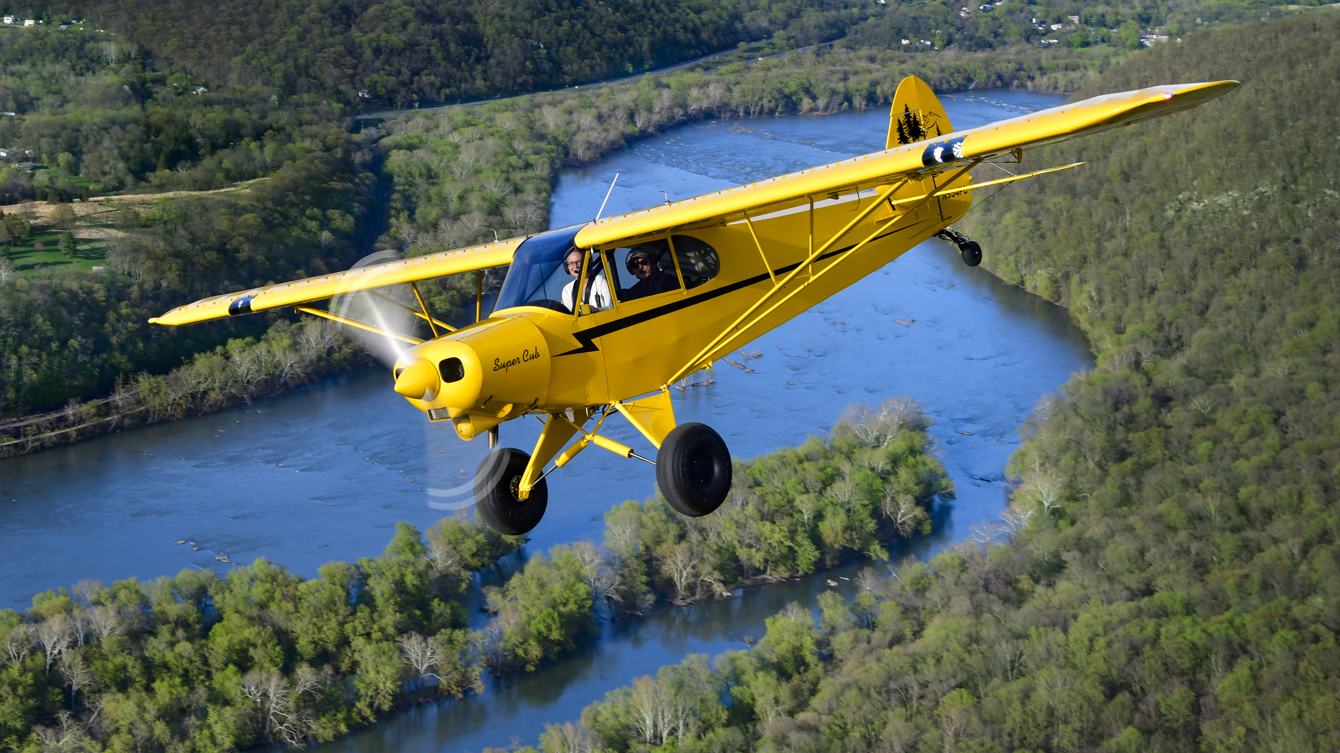 Roger Meggers restored AOPA's Sweepstakes Super Cub.