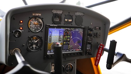 The Dynon SkyView provides exceptional situational awareness and safety features such as synthetic vision, terrain and traffic warnings, ADS-B weather, and a built-in autopilot.