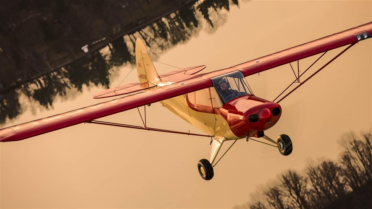 Piper cub pedal online plane