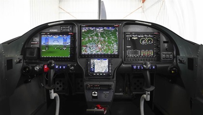 The large, bright, information-packed glass panel seems overwhelming at first. But the big screens provide exceptional situational awareness in flight.
