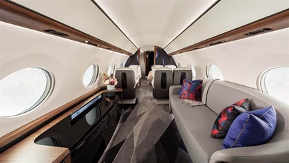 The Gulfstream G700 will have five seating zones...