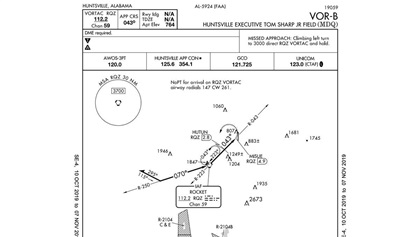 Dogleg approaches like the VOR-B to Huntsville Executive Airport may catch you off guard if you only fly the few approaches near your home field.