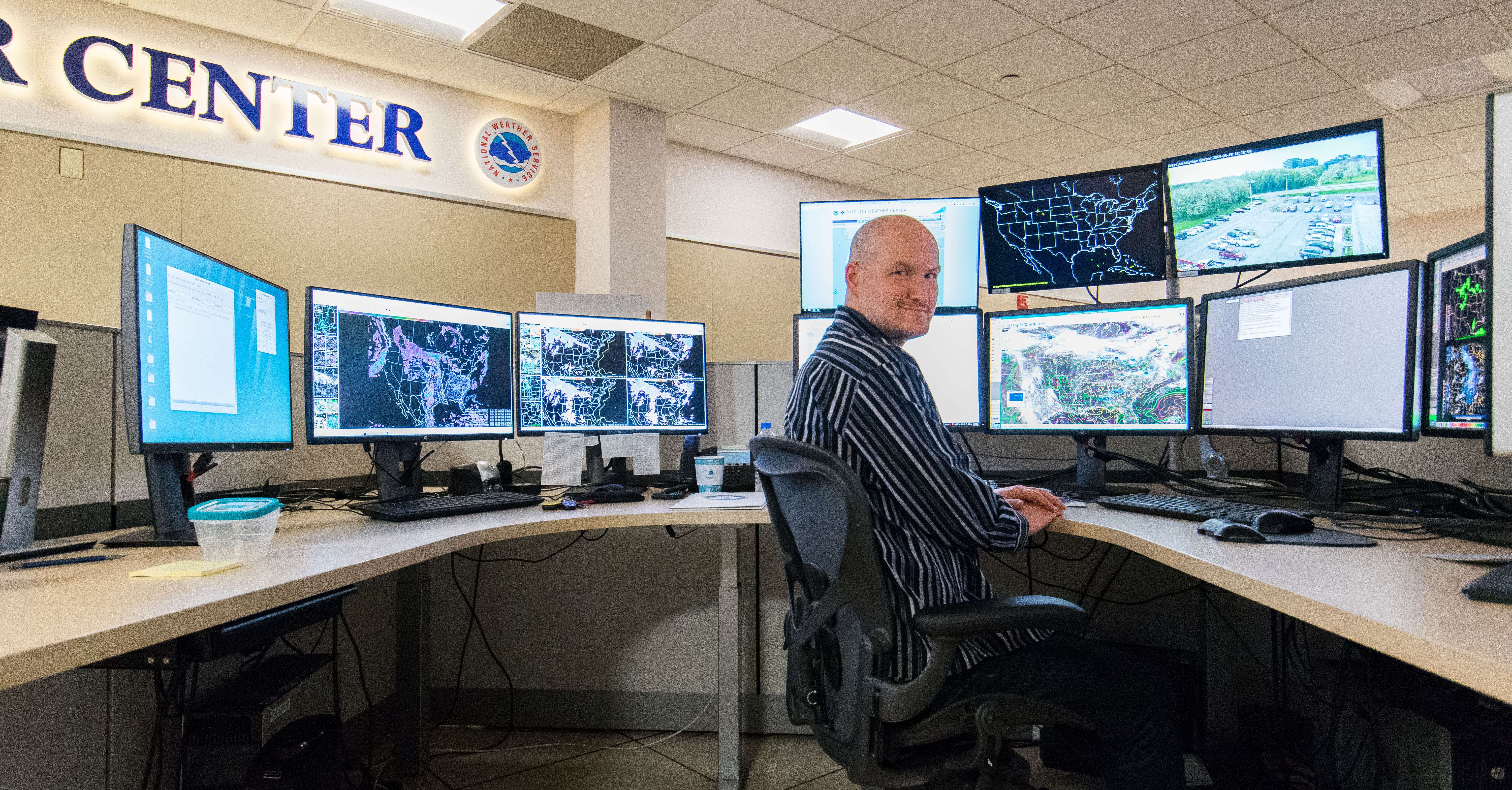 Traffic Flow management convective forecast desk: Lead Meteorologist Jesse Sparks