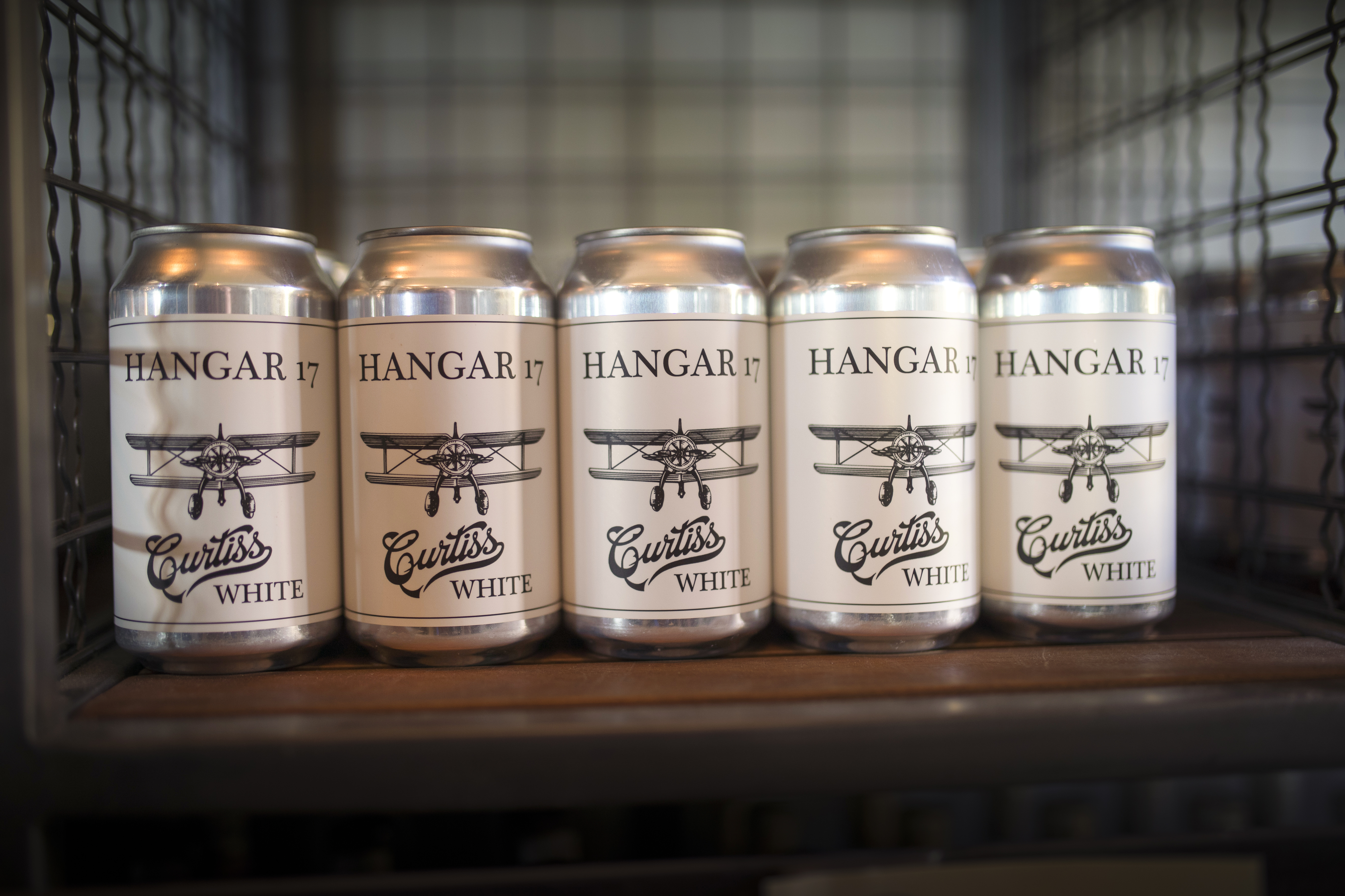 Point of the Bluff Vineyards sells its white wine in aluminum cans.