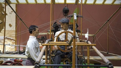 Reproductions of famous aircraft designs are found throughout the Glenn H. Curtiss Museum.