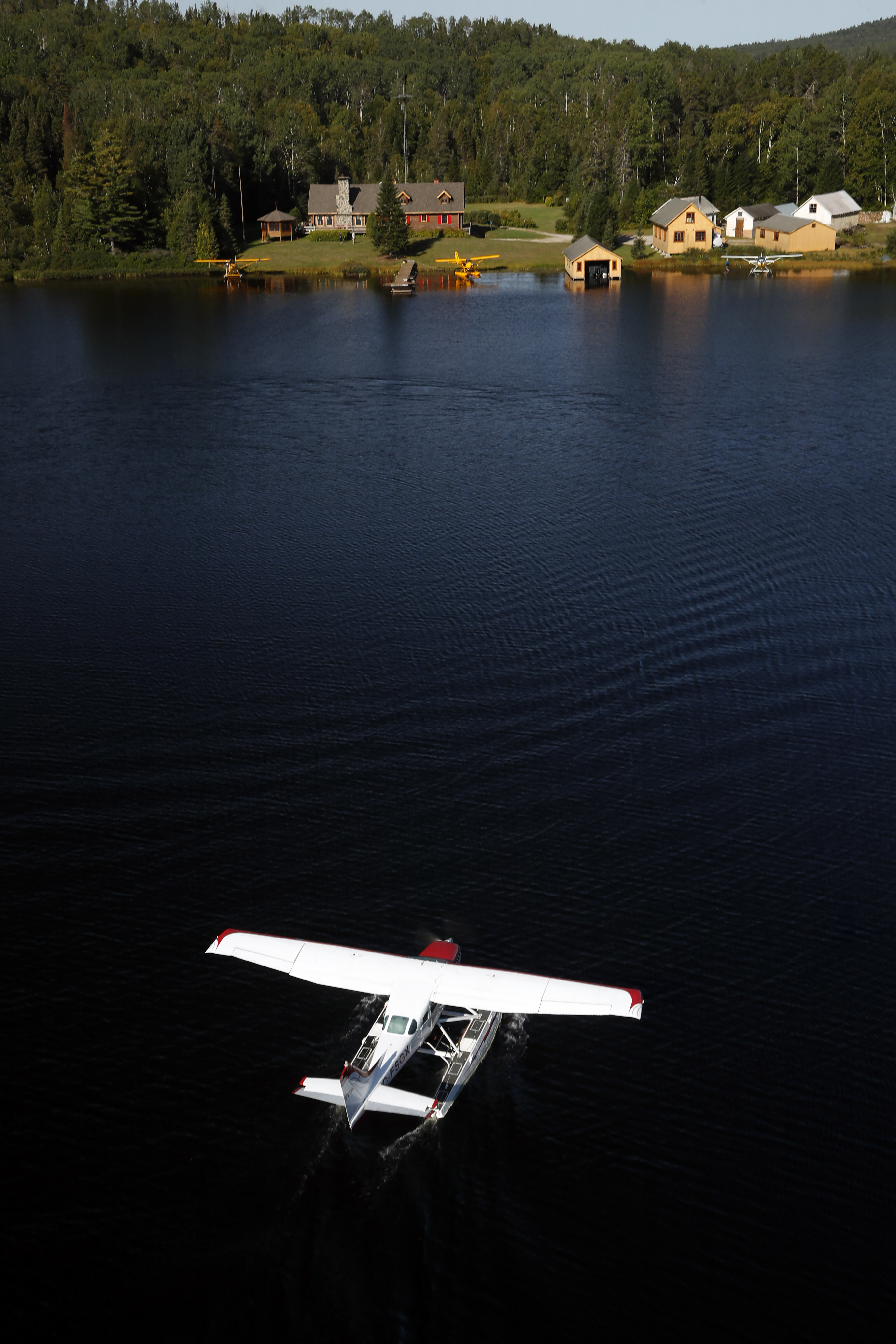 The company’s Cessna 206 ferries people and supplies to remote lodges that have little or no road access.