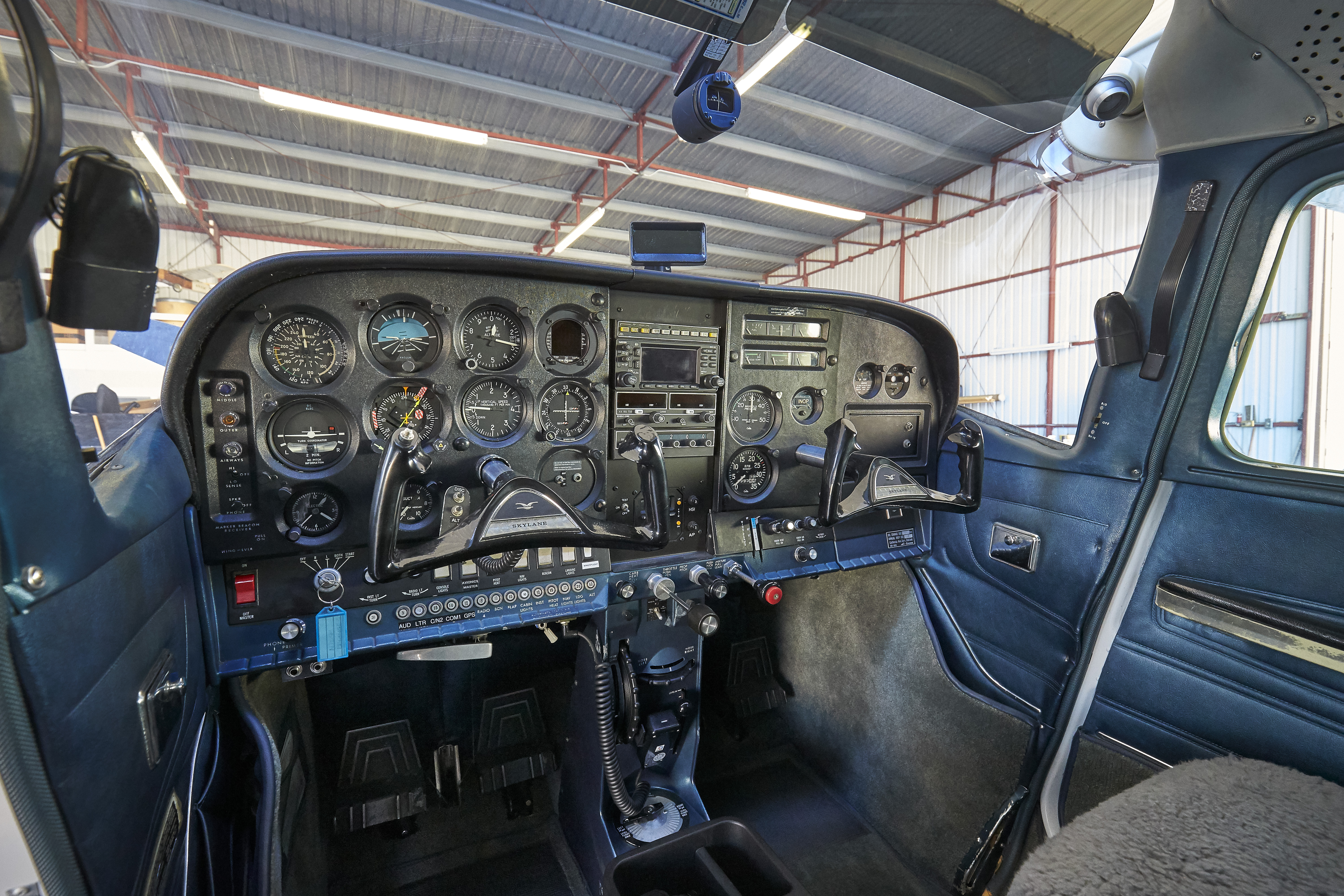 Factory-direct from Cessna in 1969, the Skylane  has had very little work, except for maintenance and avionics and panel upgrades.