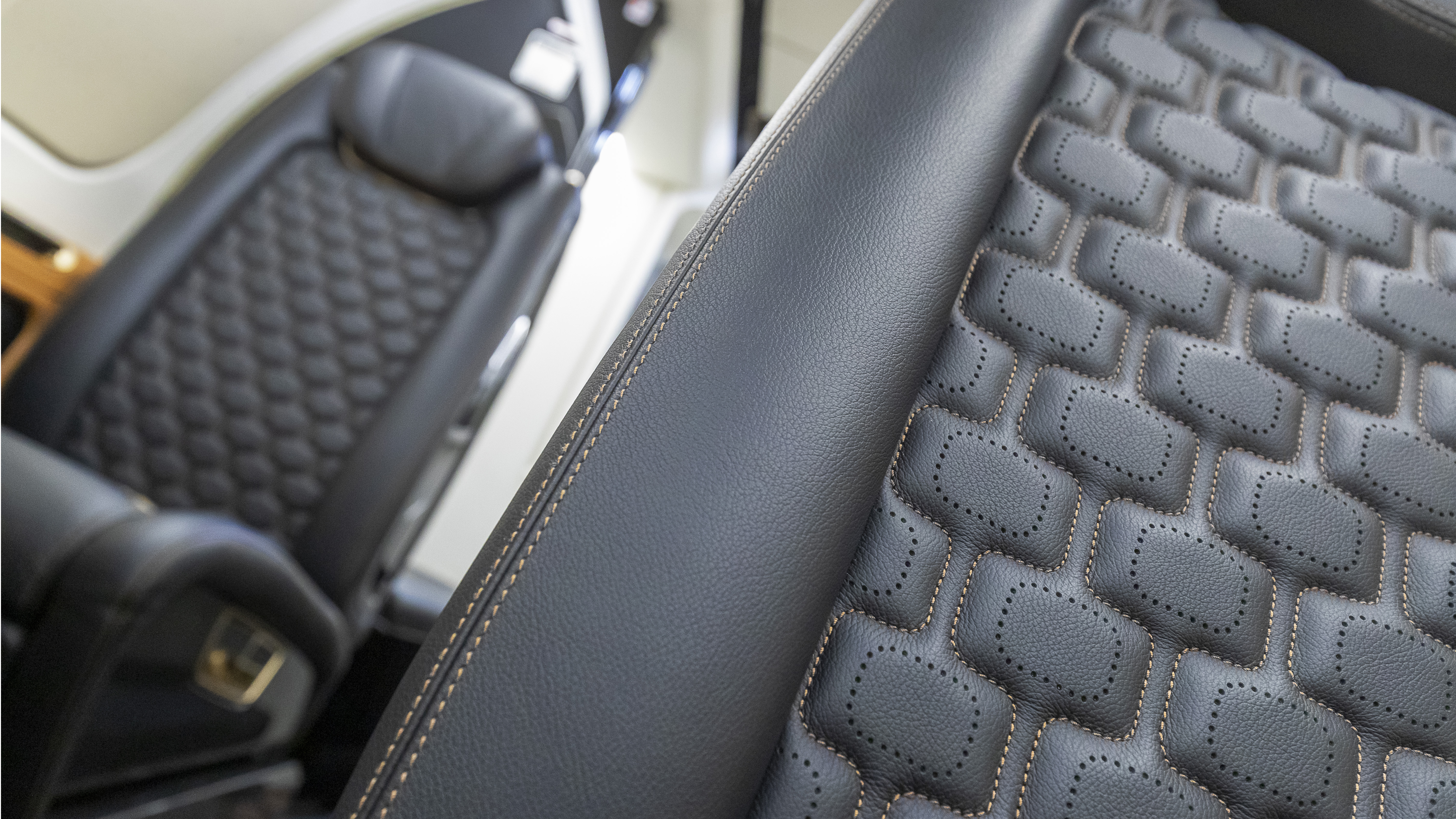 The Bossa Nova interior has special stitching and textured seats.