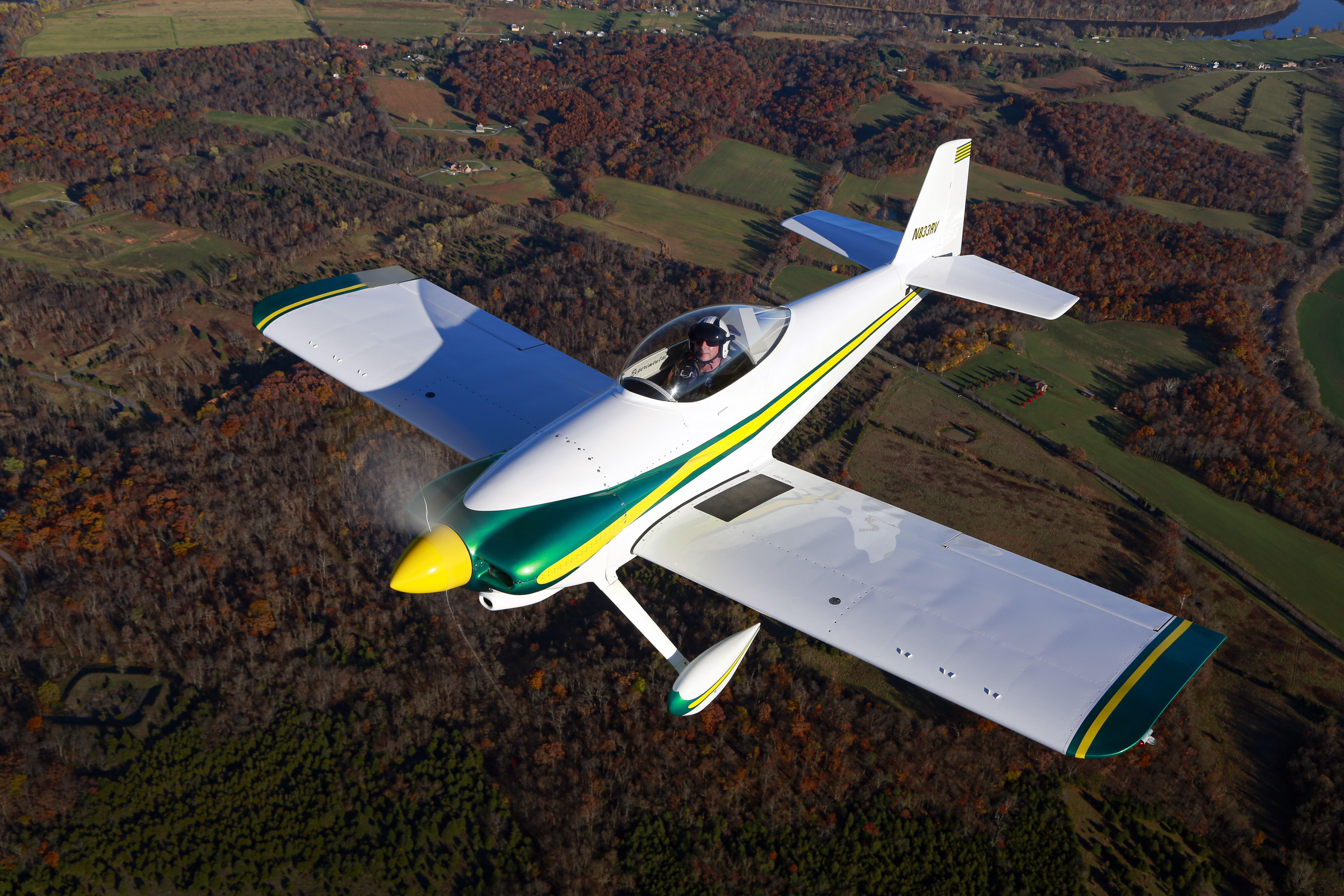 Van's RV-3. The Lycoming IO-320 in this RV–3 had a non-TSOed fuel injection system and dual electronic ignitions in place of traditional magnetos. Single-seat airplanes like the RV–3 also require that the buyer’s first flight be made alone—so prior experience in a similar airplane is a must.