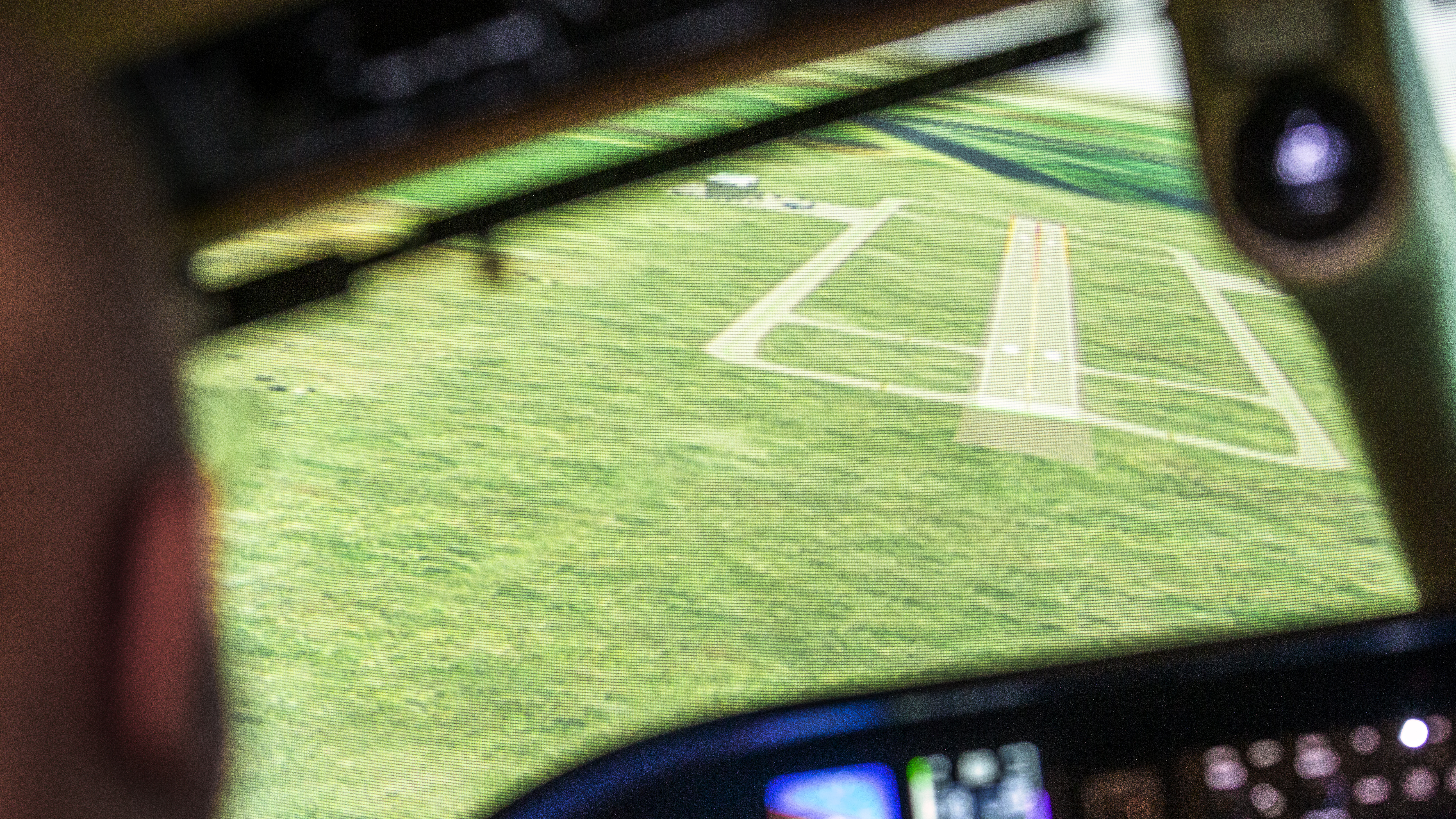 Descending to the Palm Beach International Airport.