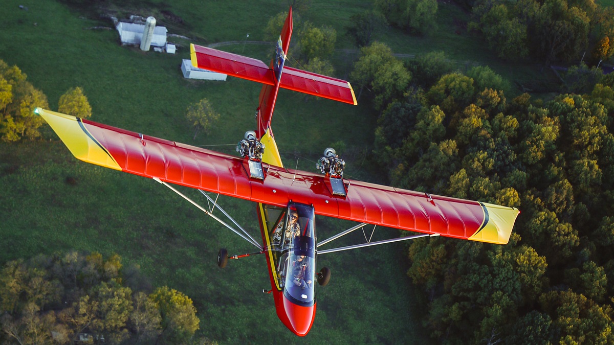 Cross-country in an AirCam