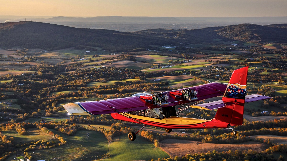 Cross-country in an AirCam