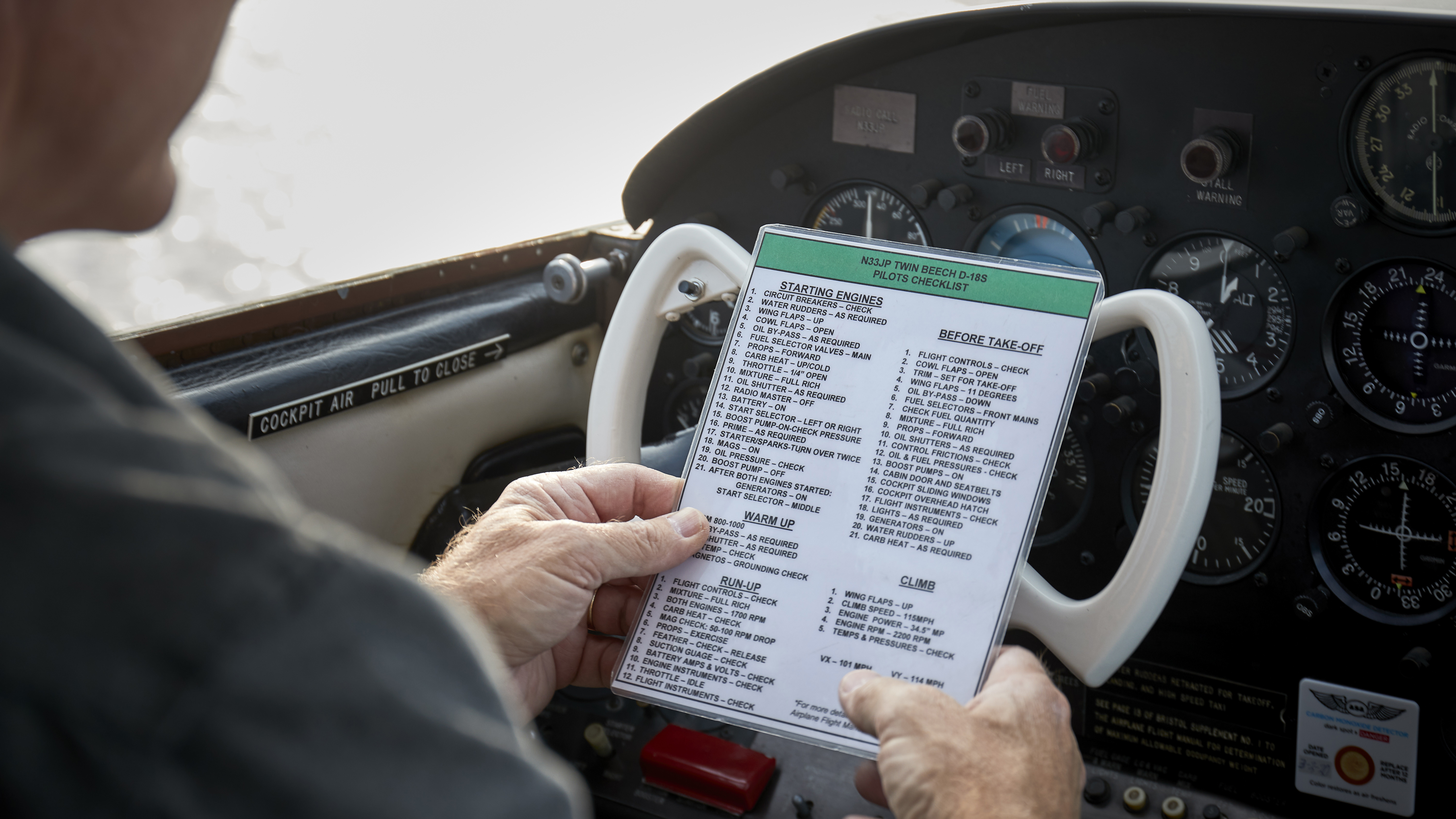 ...even with a challenging checklist.