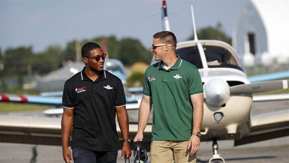 Photo essay on Delaware State's Aviation program at Delaware State University