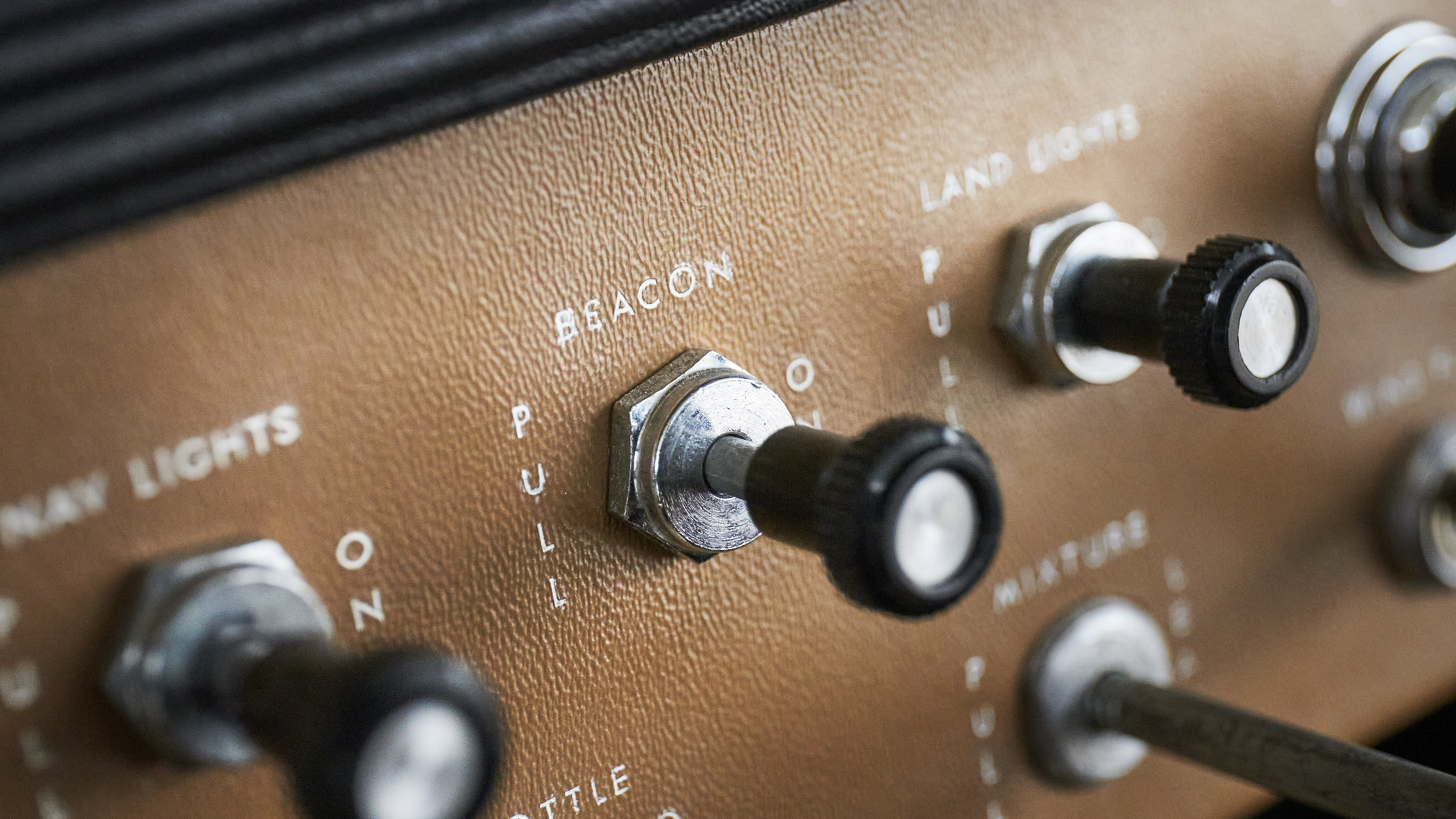 Embossed lettering on the instrument panel was hand-painted using Testors model paint.