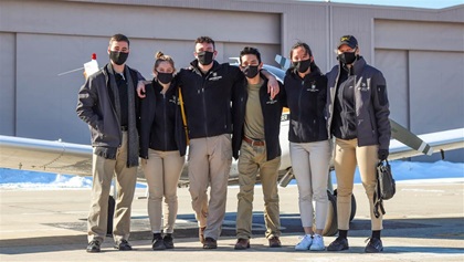 2019 West Point Aviation Club team members. Tanya Estes