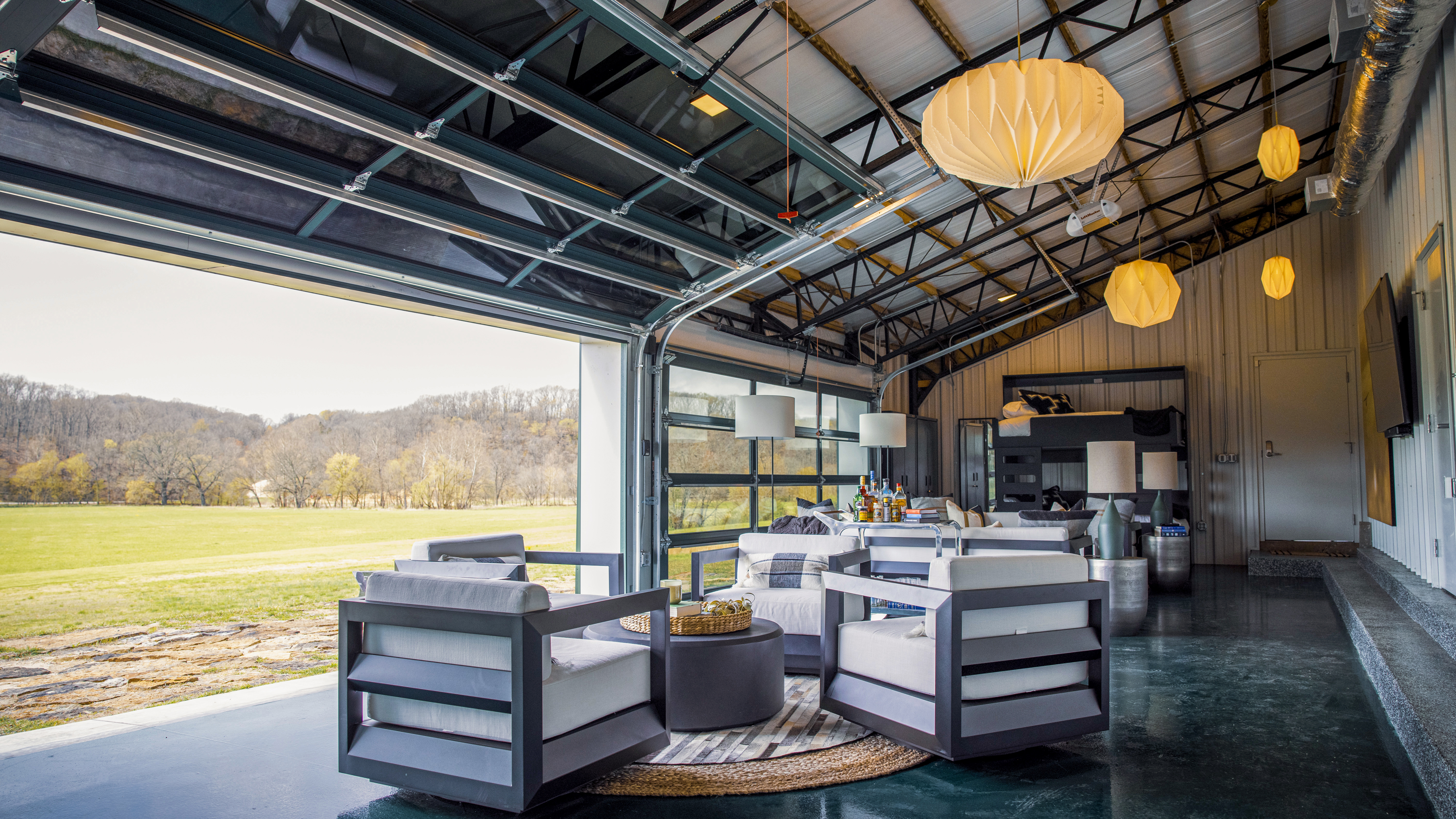 The hangar retreat at Sugar Creek is available to all OZ1 Flying Club members.