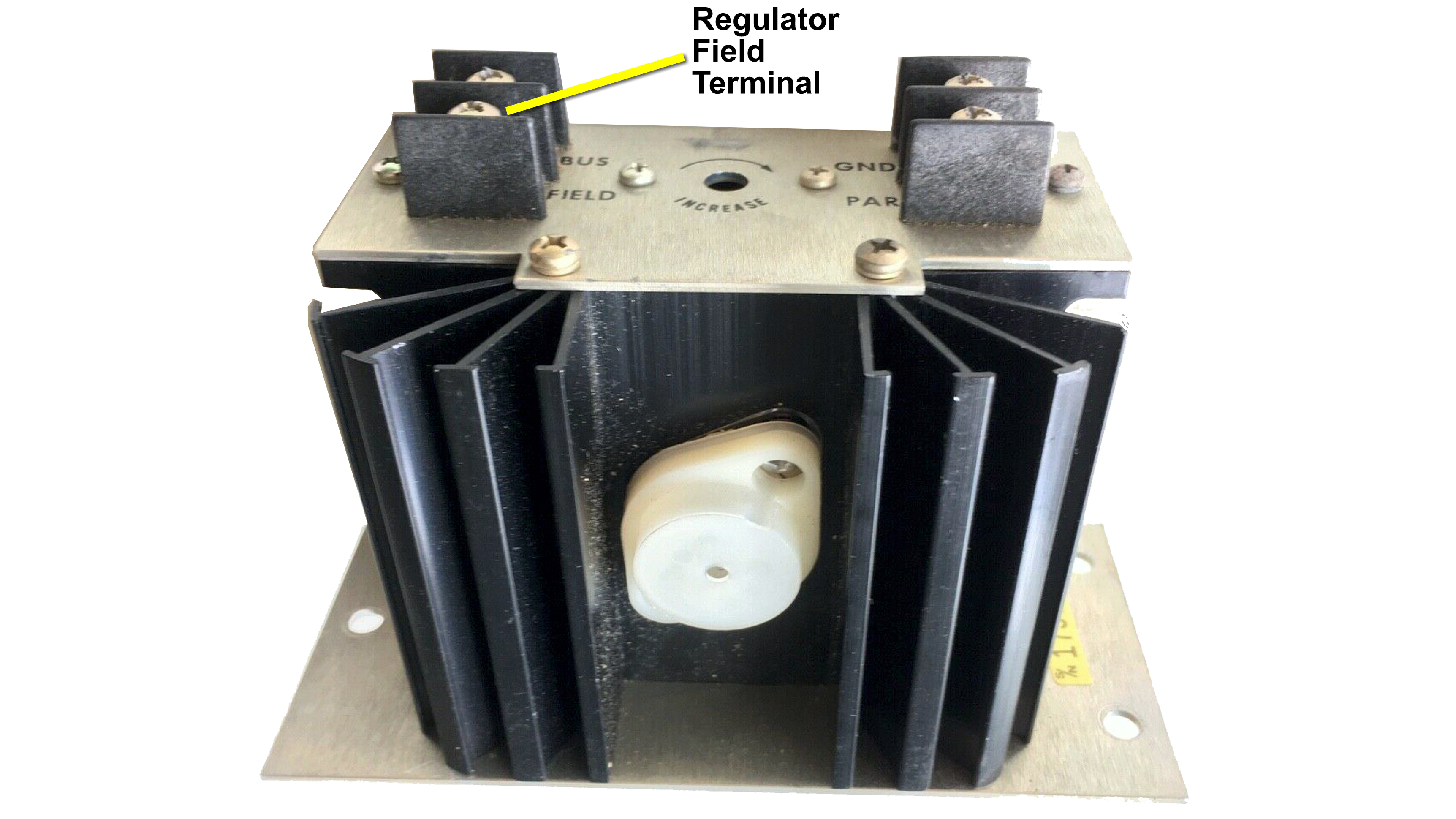 The regulator was the easiest component to get at; it appeared to be functioning normally.