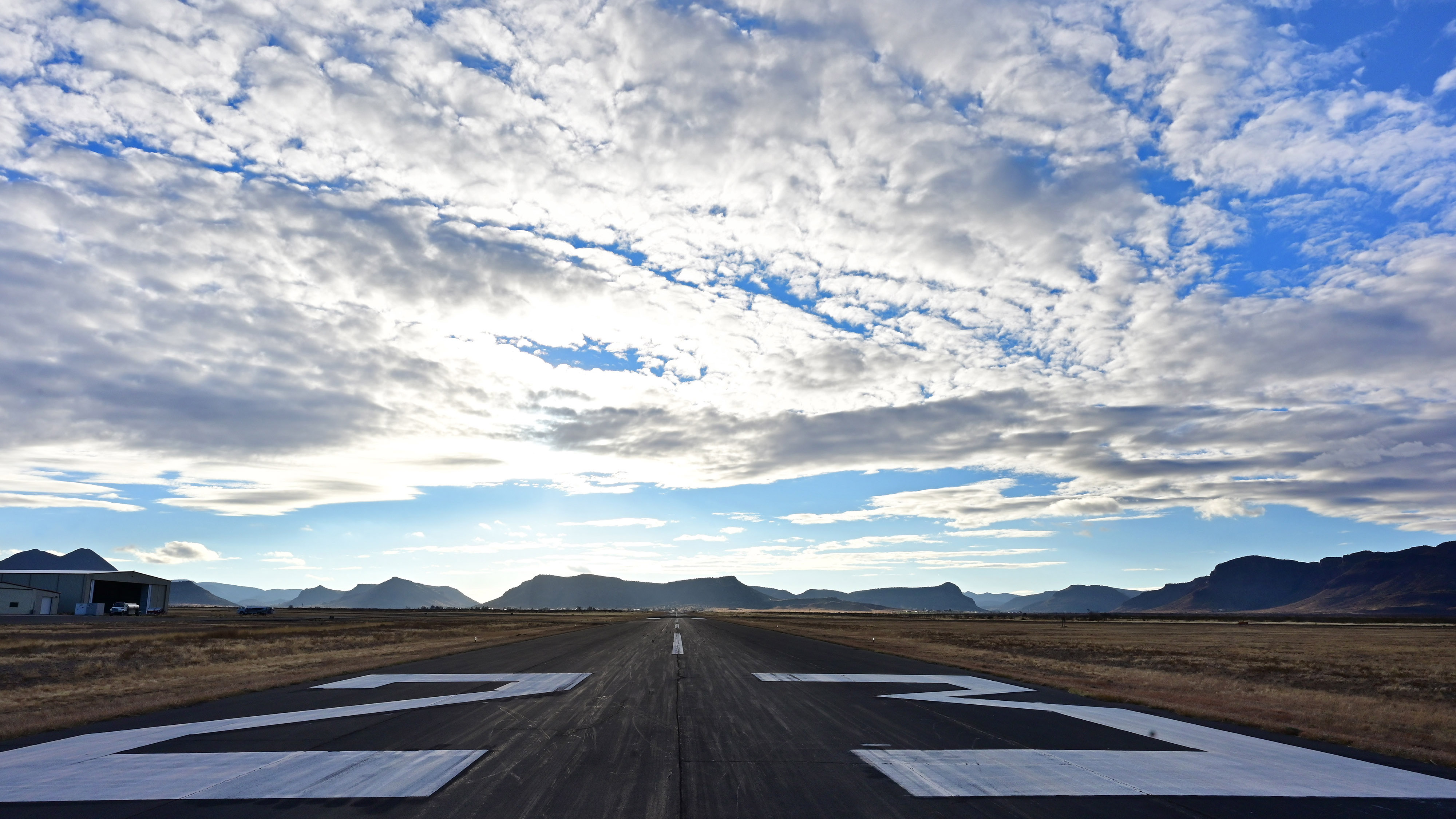 Nothing says “big sky” quite like Texas. Cathedral Mountain stands in the distance at Alpine-Casparis Municipal Airport. Photography by David Tulis