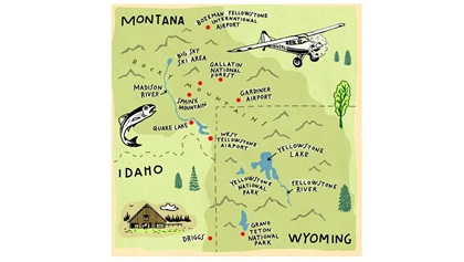 Map by John Dyker