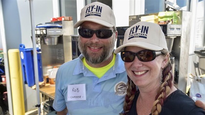 Pilots who flew 690 aircraft to the AOPA Fly-In at Bremerton, Washington, for aviation seminars, exhibits, and camaraderie set a regional fly-in attendance record Aug. 20. Photo by David Tulis.