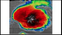 Mesoscale convective system: Very large, self-sustaining systems with heavy precipitation. MCSs may persist through the evening hours, thrive on strong southerly winds, and are common to the Midwest states in the spring months.