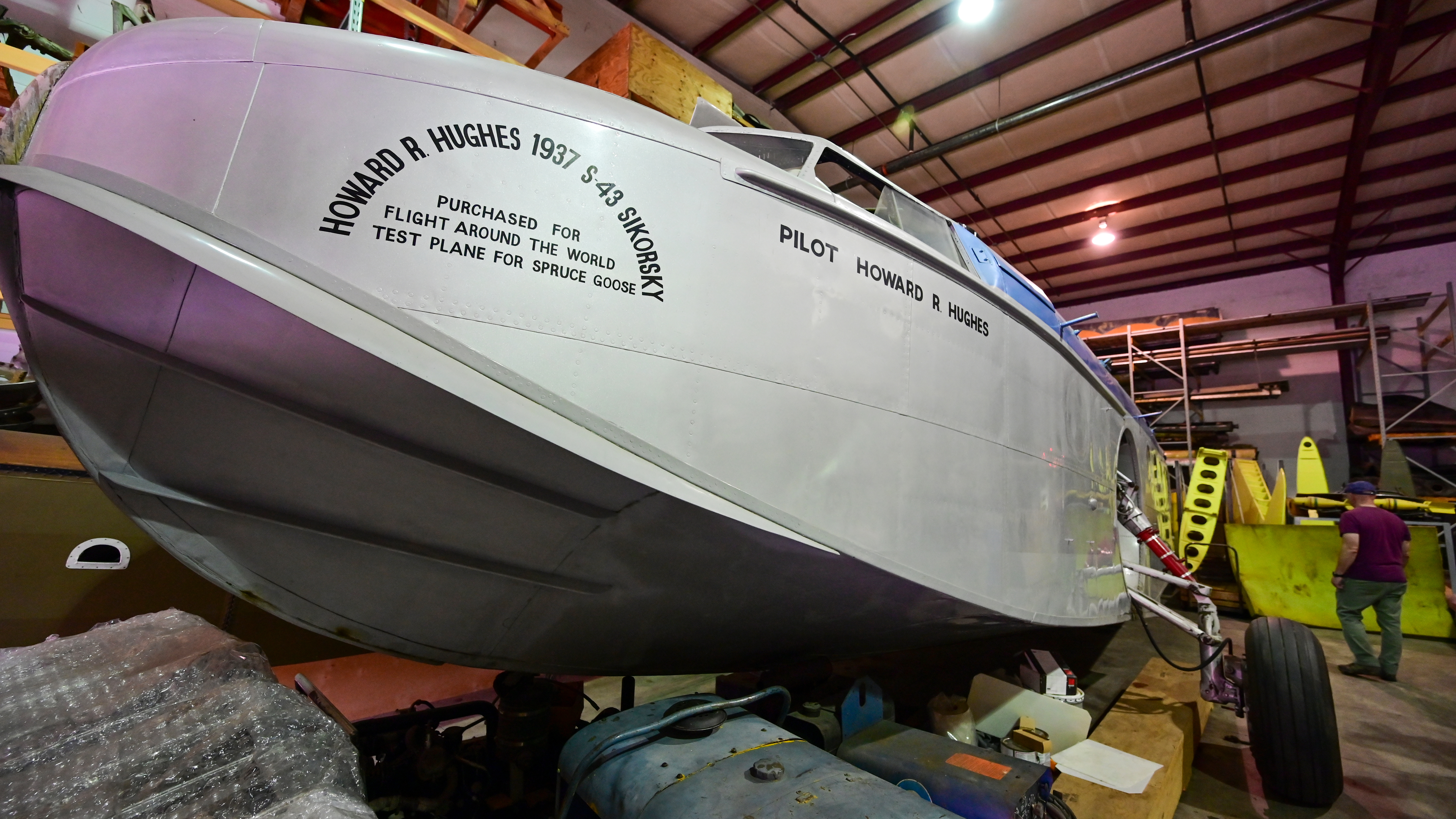 He acquired Howard Hughes’ Sikorsky S–43 with some help from its original owner.