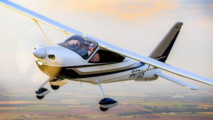 AOPA Turbine Editor, Tom Horne, flies the latest Tecnam P2010 Gran Lusso four place aircraft west of Wichita. KS. The aircraft is powered by a liquid cooled 4 cylinder diesel Continental CD-170.Wichita KS, USA