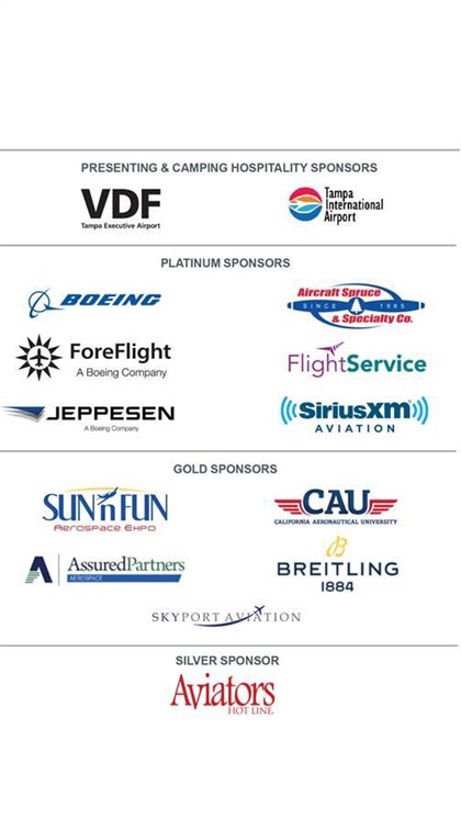 Tampa Hangout sponsors