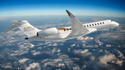 Bombardier Global 8000. Companies such as Bombardier are working as fast as possible on new development programs, but a lack of new aircraft from the manufacturers is pushing up prices in the used markets.