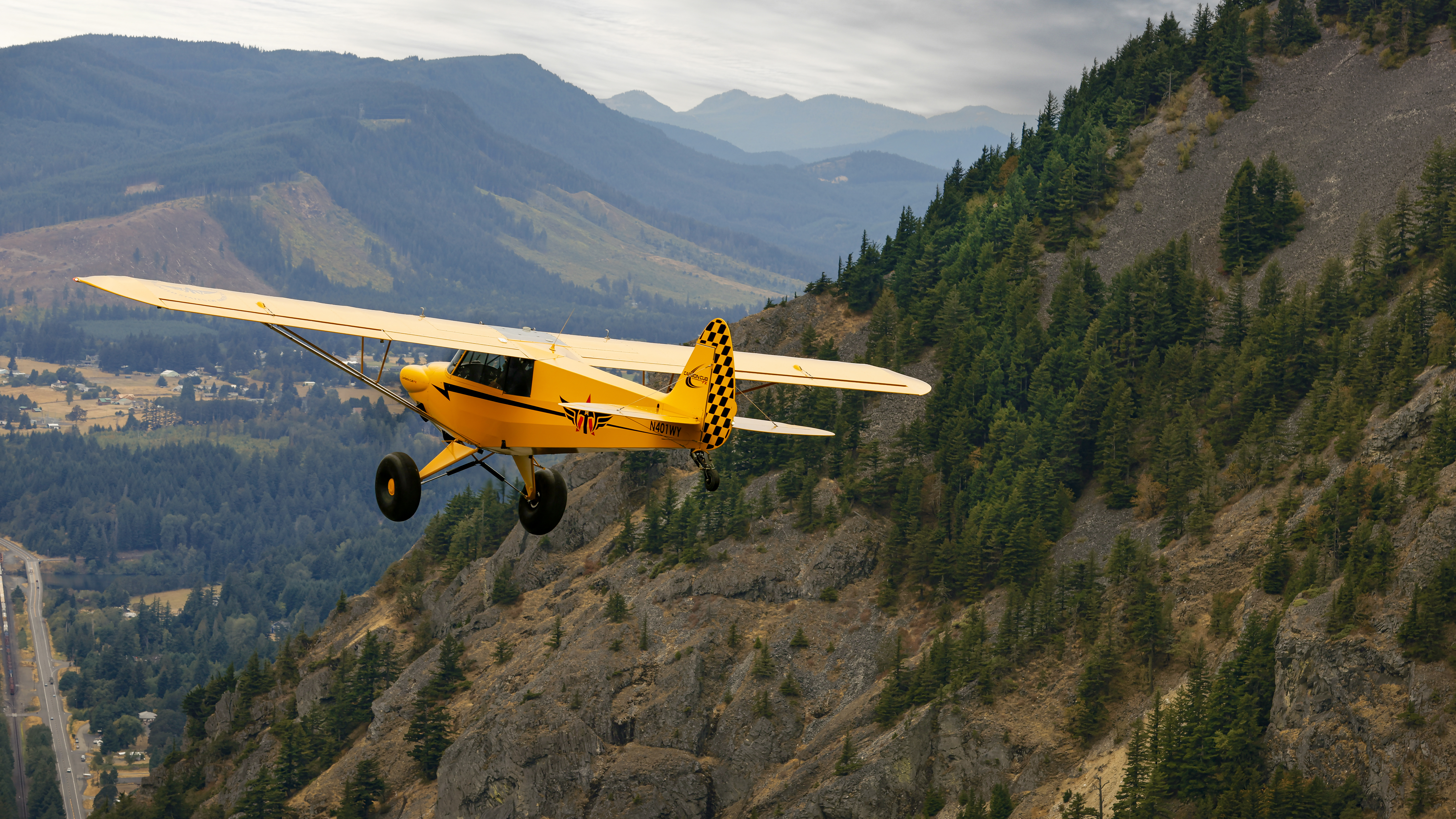 The company uses Cessna 182s with aerial sensor systems for geographical imaging.