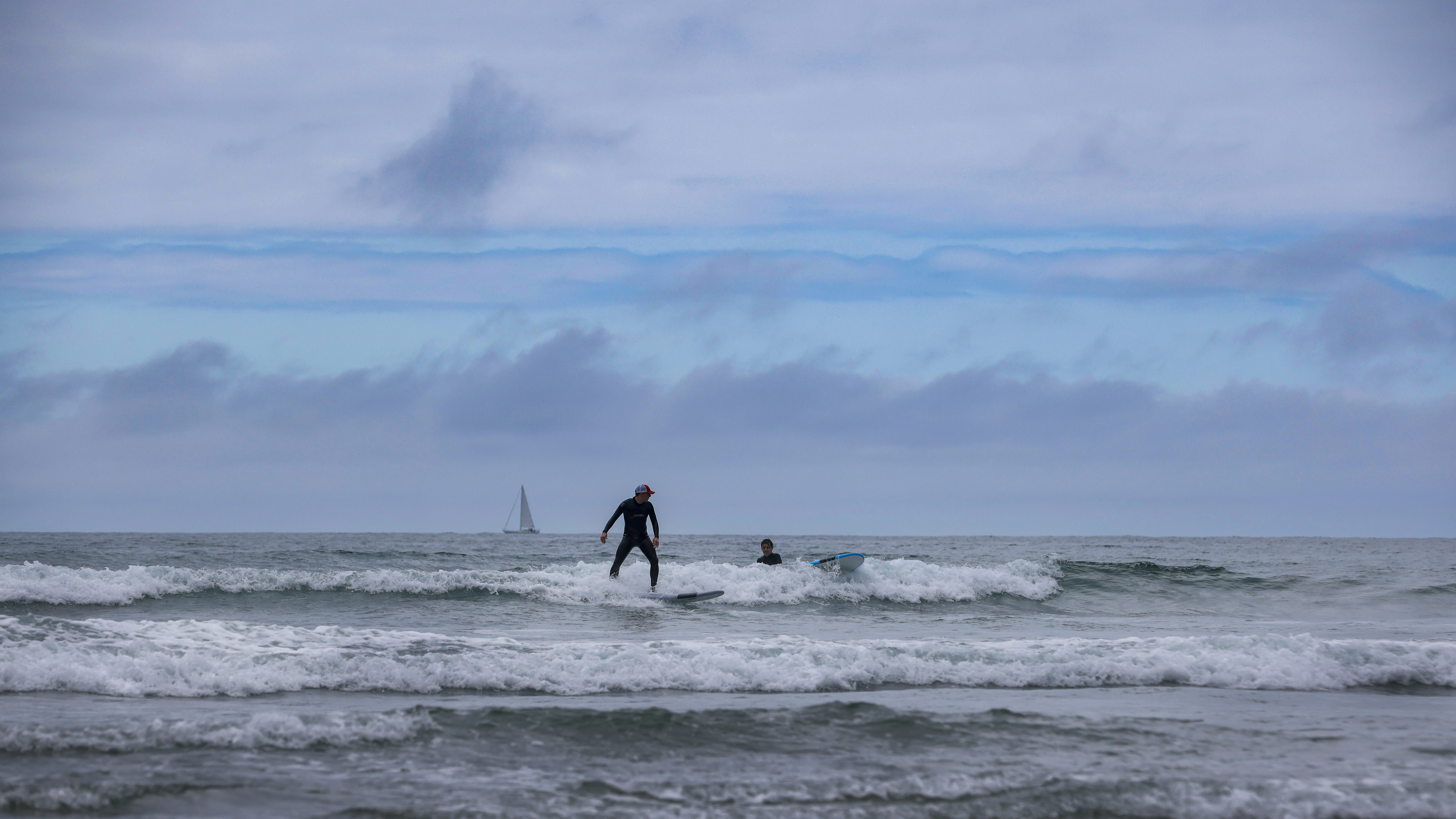 Tofino is called Canada’s surf capital, and in the summer the waves are consistent and easy for amateur surfers. It’s the winter surf that brings big-name surfers and competitions to the area.