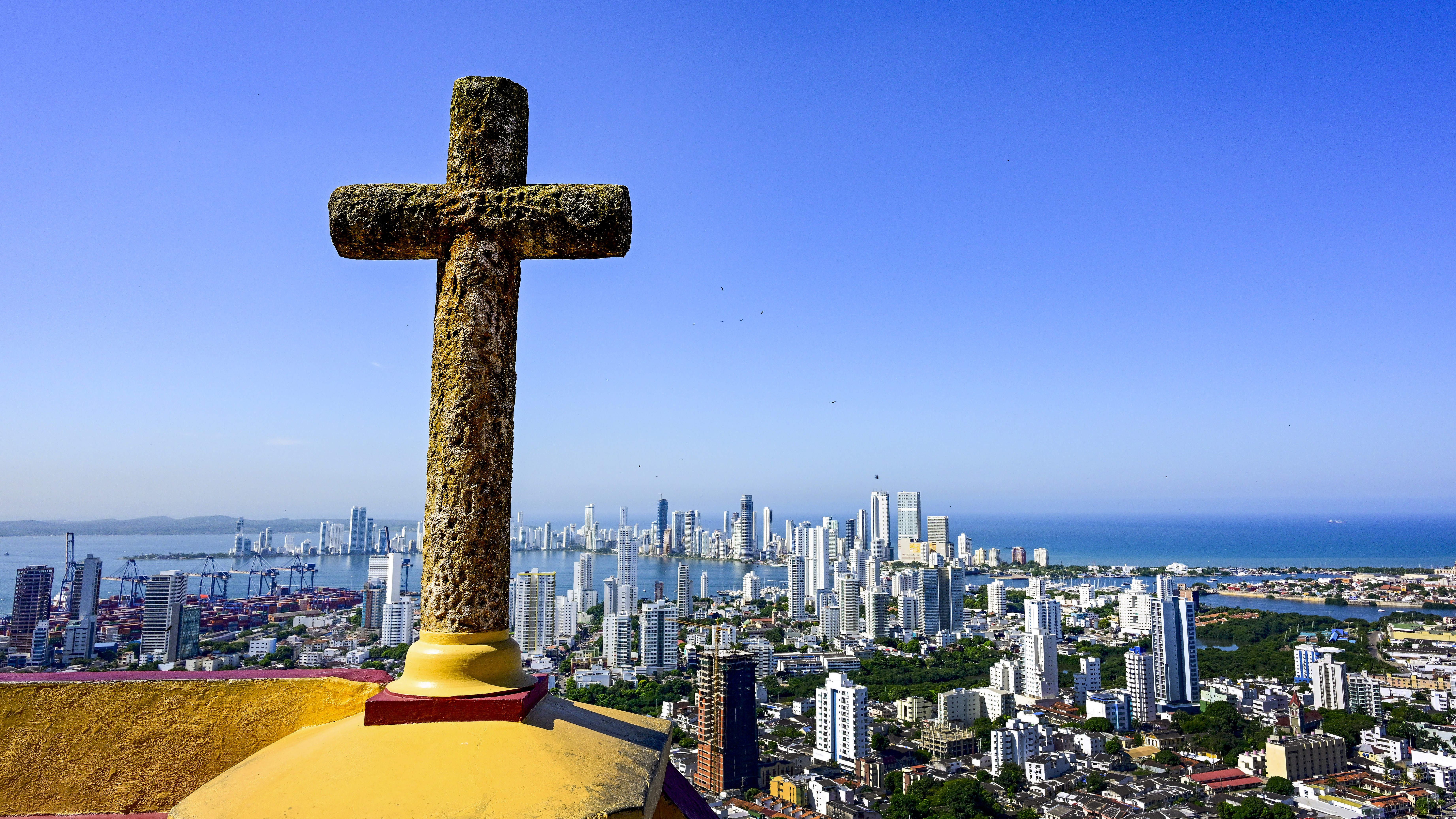 A view of Cartagena from the seventeenth-century Convento de la Popa.