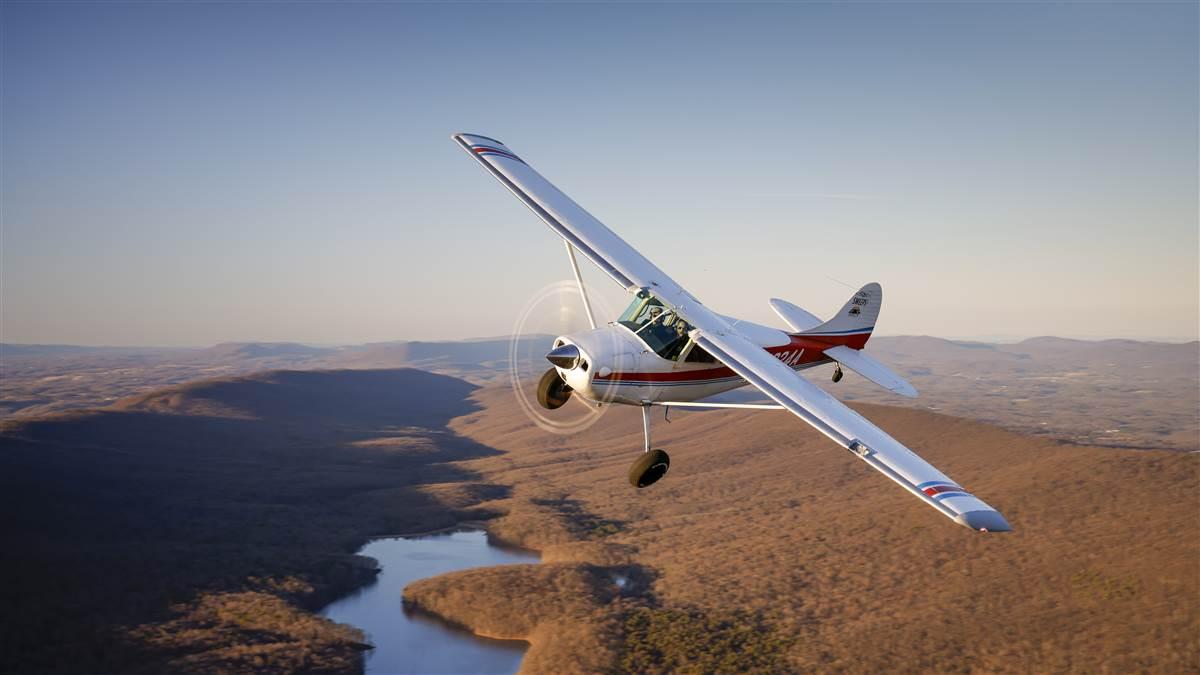 First flight of the 170B - AOPA