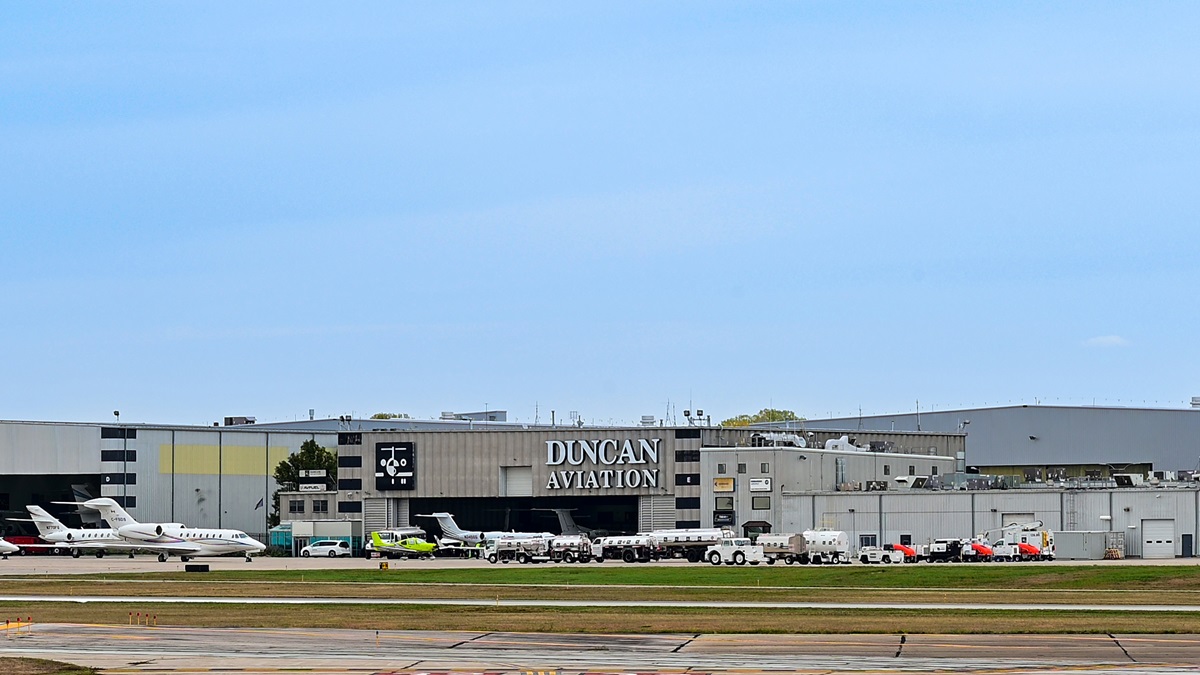 Duncan Aviation was established in 1963 in Lincoln, Nebraska, by Donald and Betty Duncan. It is now considered one of the largest privately owned aviation companies in the world.