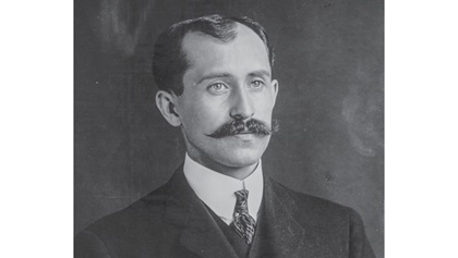 Orville Wright was named for one of his father Milton Wright’s fellow clergymen. Neither of the brothers had middle names. (Library of Congress)