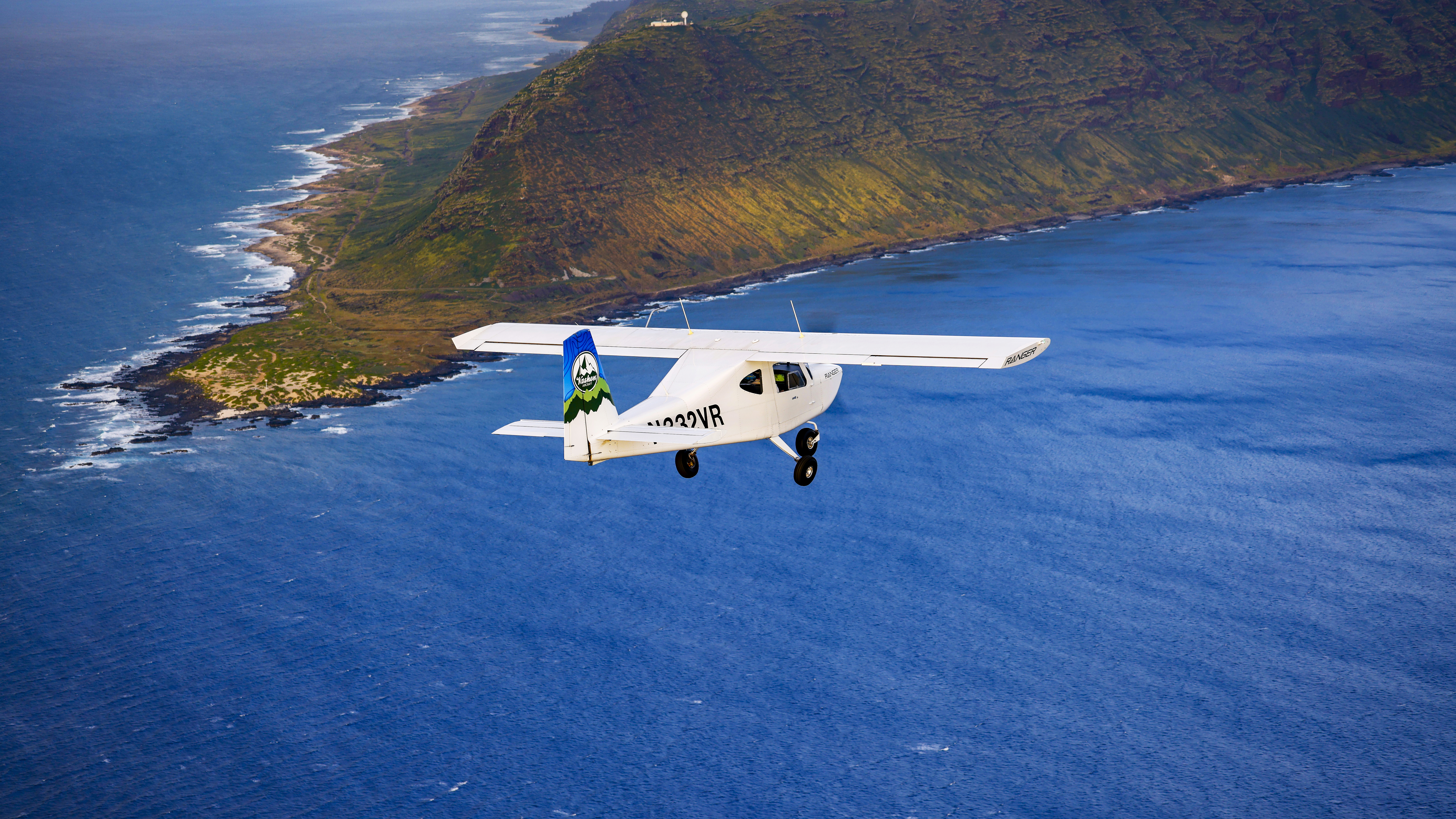 Rounding the corner of Ka'ena Point in a Ranger.