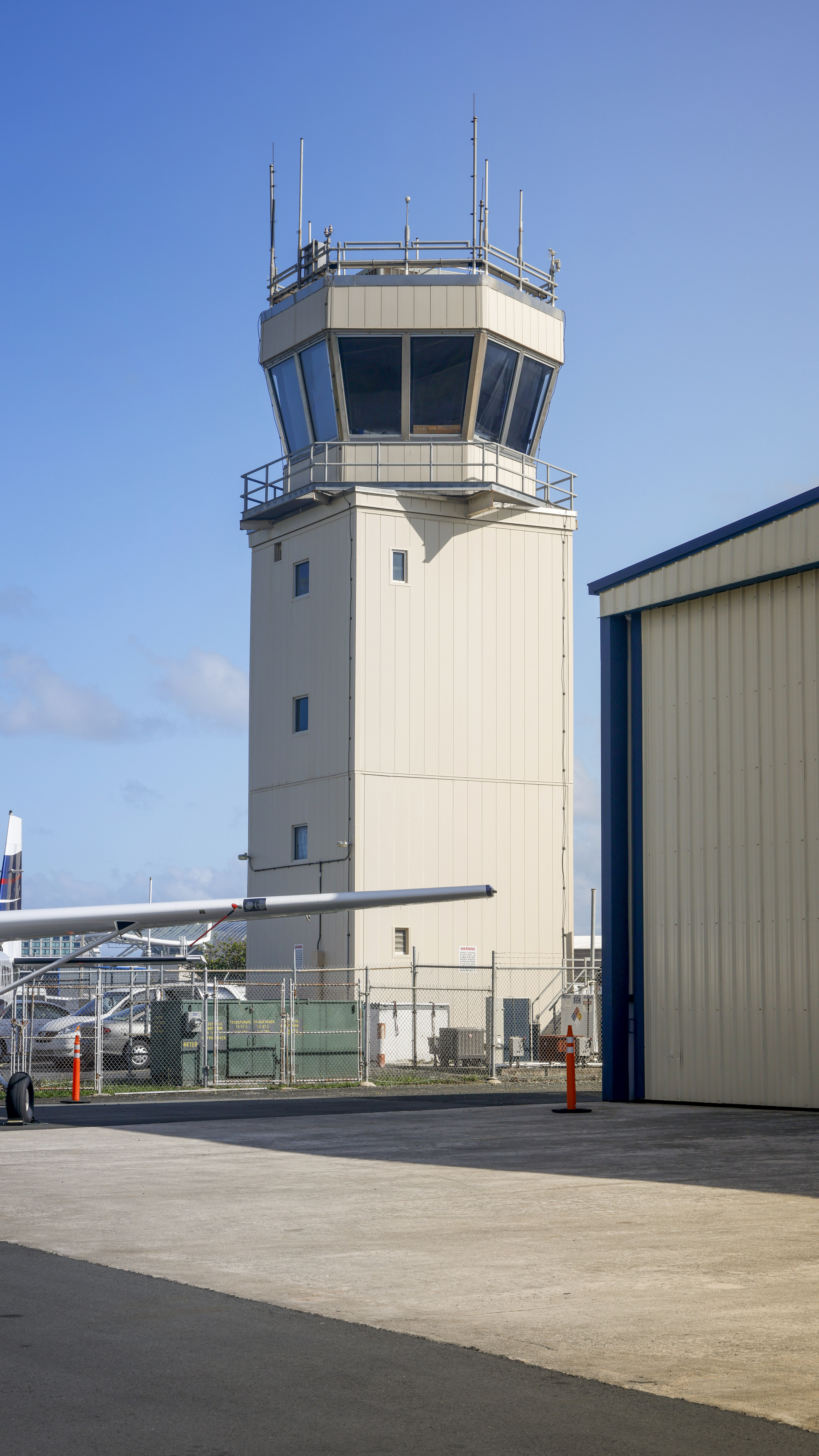Tower at Isla Grande Airport.