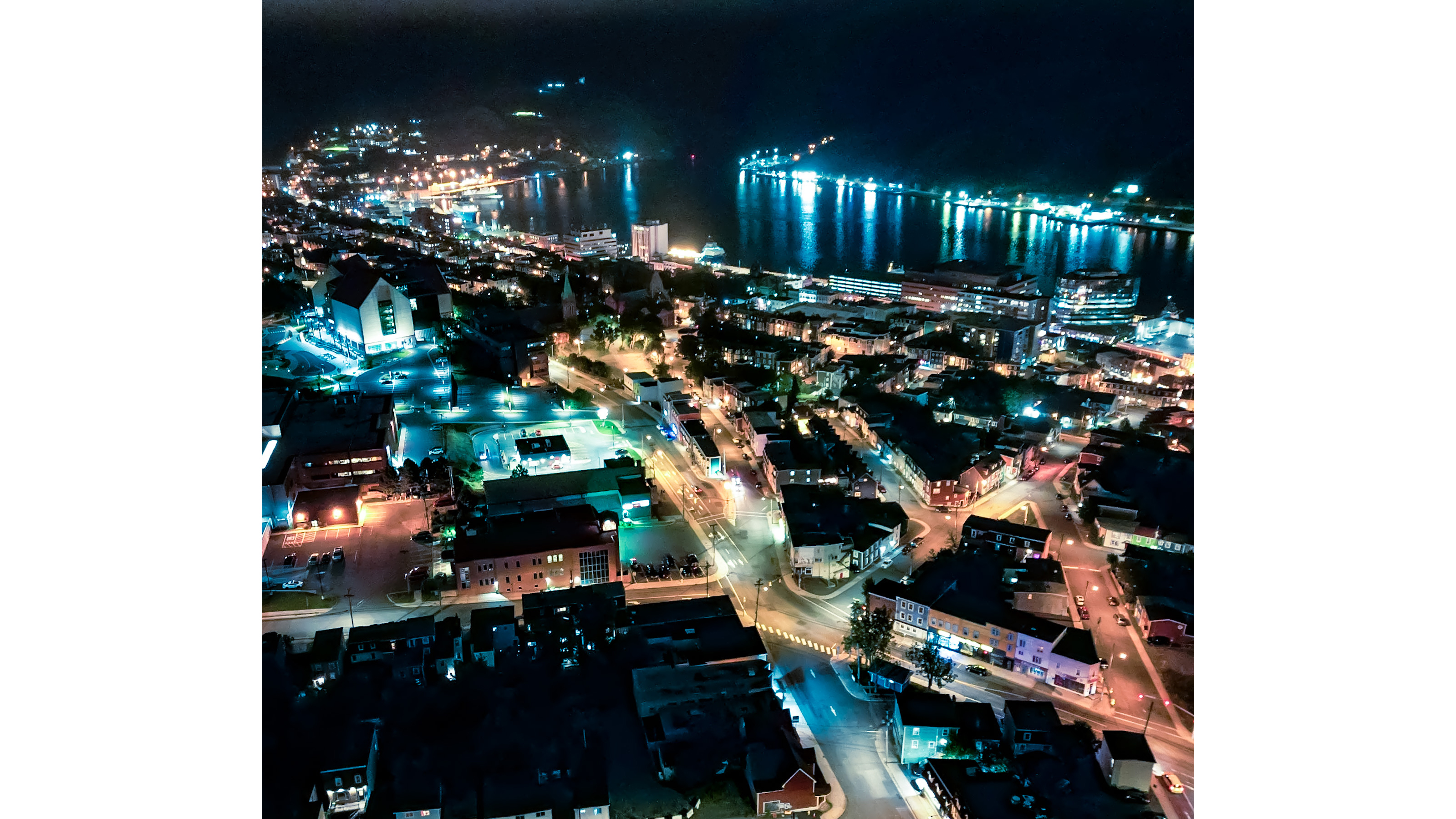 Painting from a drone perspective