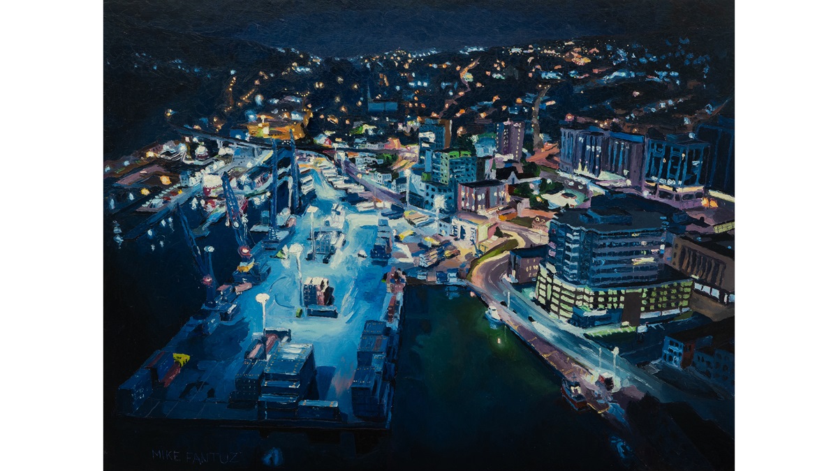 Painting from a drone perspective