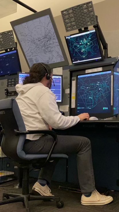 Painting from a drone perspective