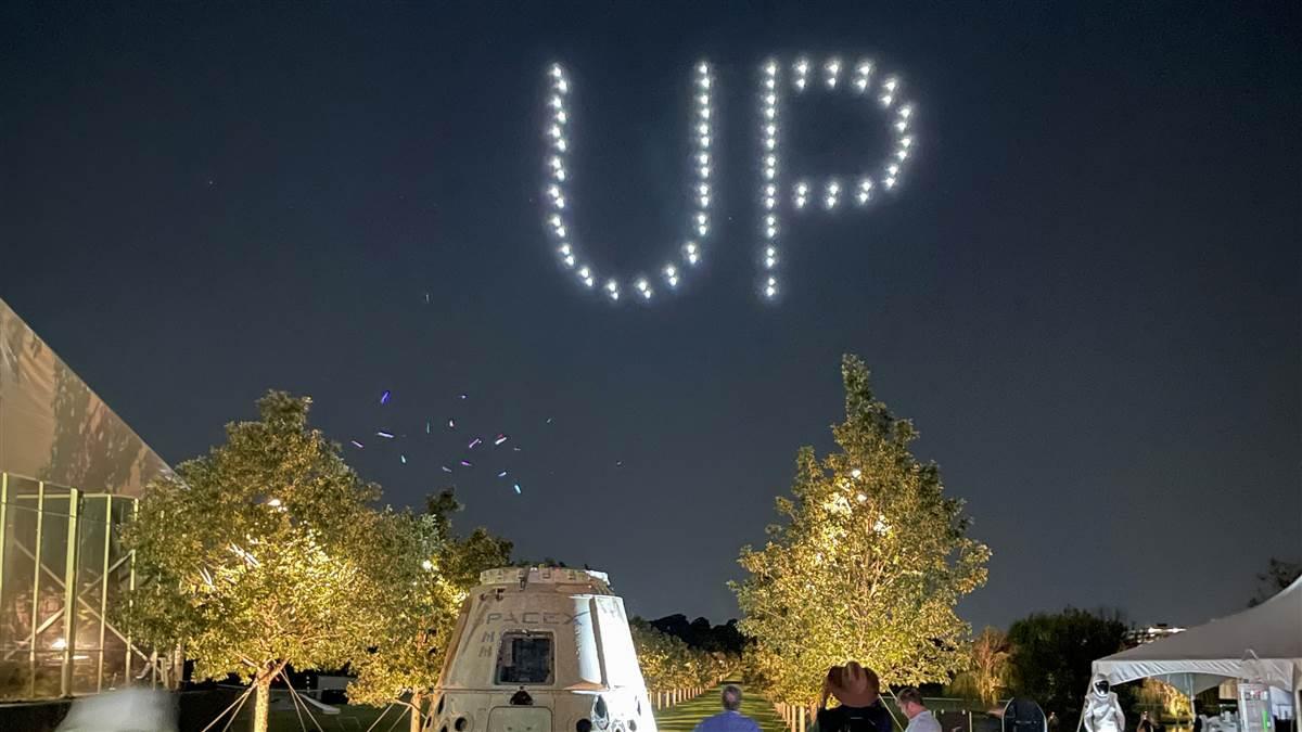 Verge Aero demonstrated the new X7 drone by putting on a show at the UP.Summit in Dallas. Verge Aero demonstrated the new X7 drone by putting on a show at the UP.Summit in Dallas.