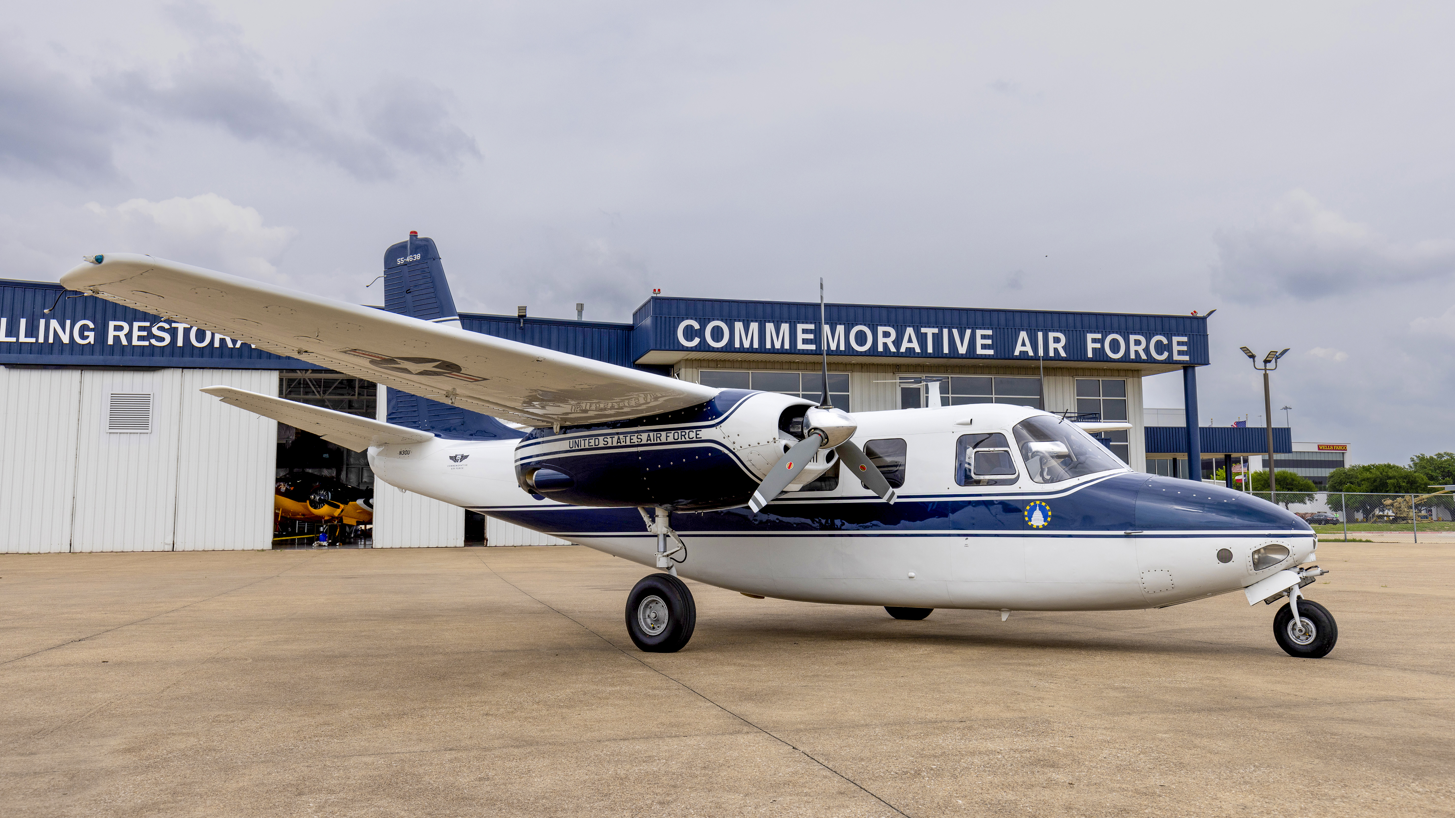 Originally based at Bolling Air Force Base in Washington, D.C., Ike’s Bird now resides at the headquarters of the Commemorative Air Force at Dallas Executive Airport (RBD).