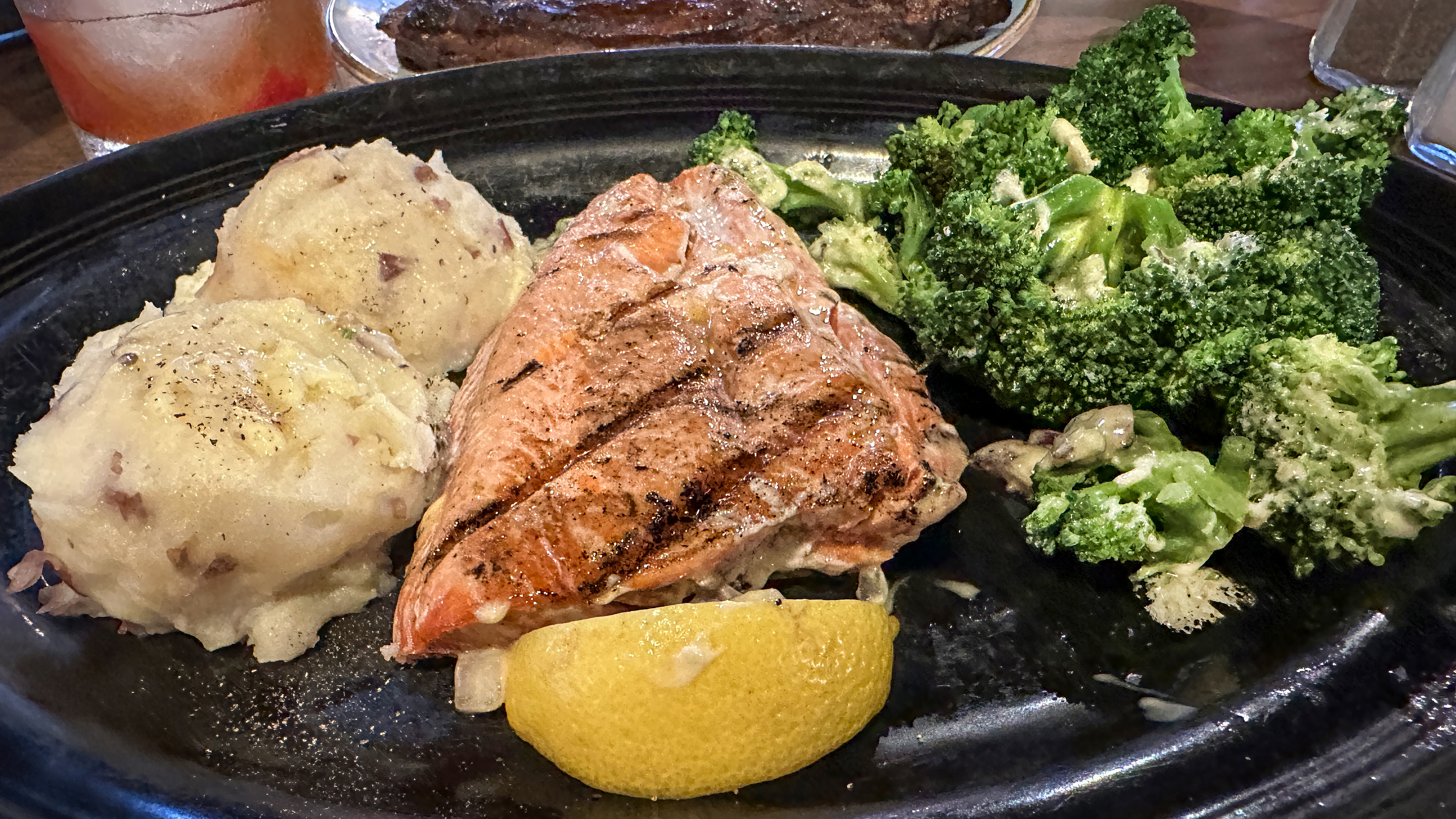 One thing just about all Alaskan restaurants have to offer is fresh salmon, especially during the late summer.