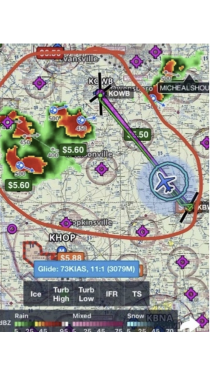 Screenshot of Foreflight.