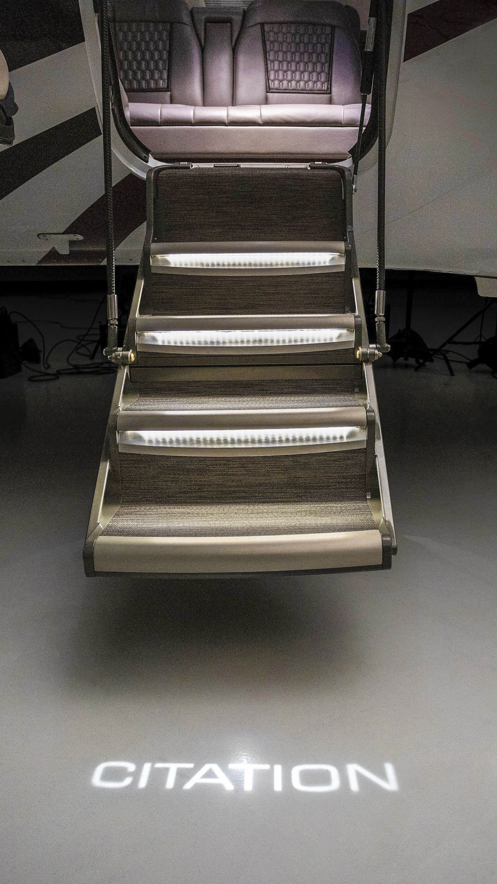 The new entry first step is very near the ramp.