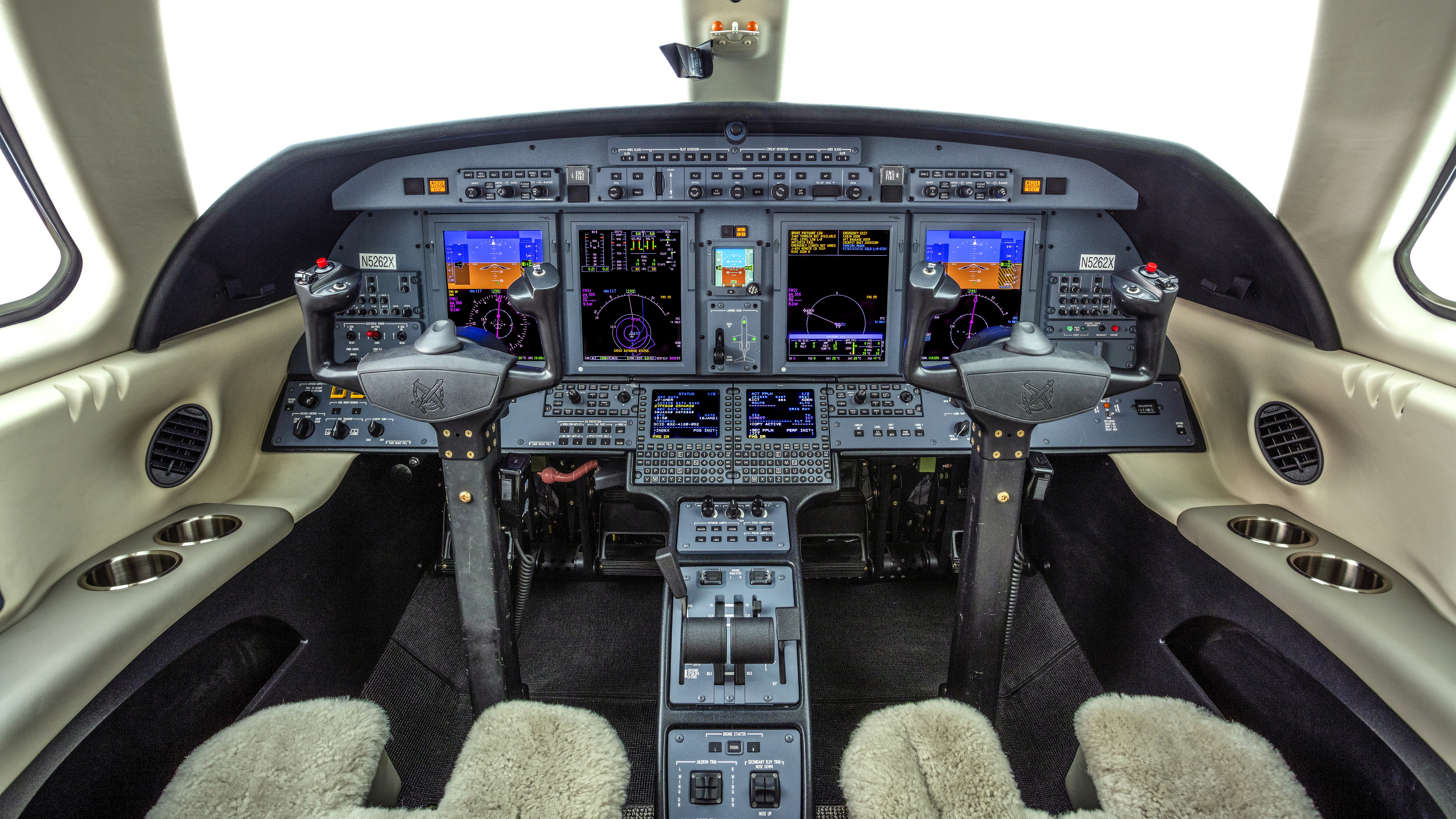 The Collins Pro Line 21 avionics suite is standard with few options.