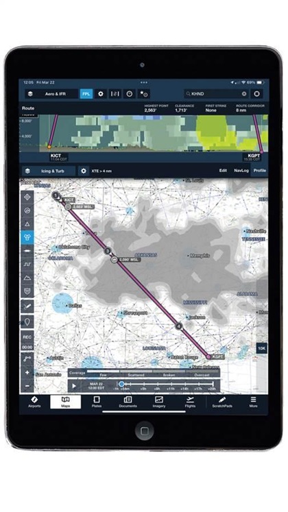 EFB and Windy apps.
