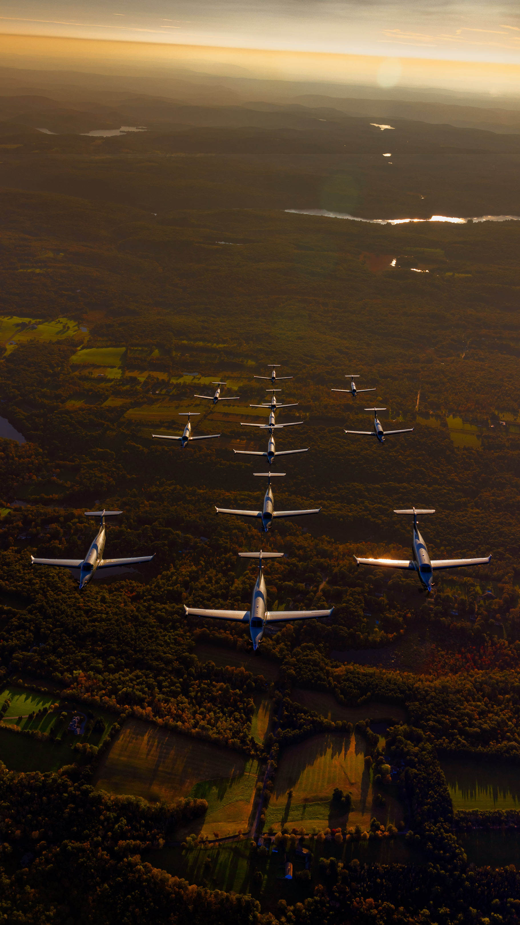 Flight conditions on the day of the photo flight with the B–25 were ideal, and the view from the tail of the bomber was expansive and unobstructed.