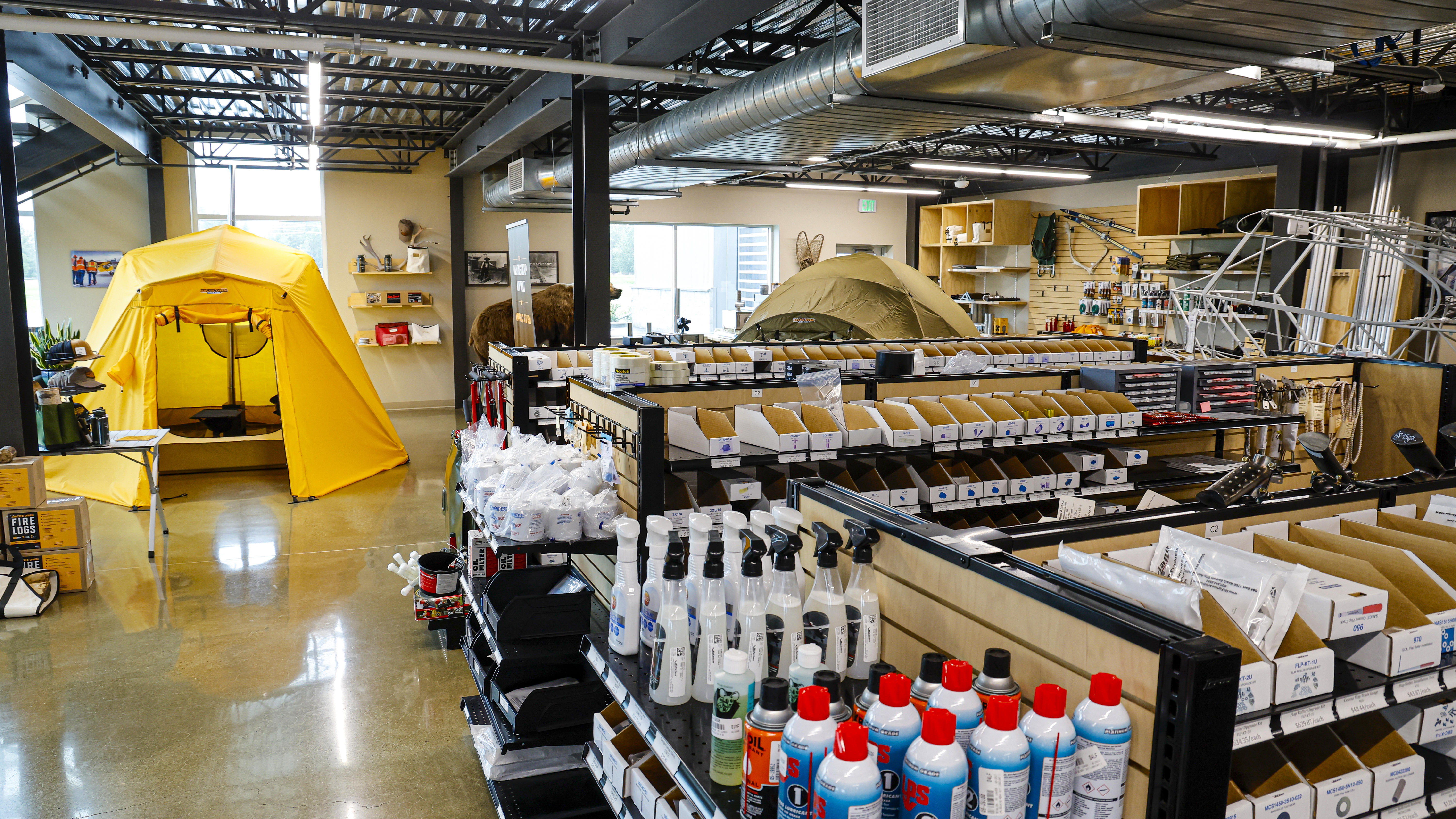 It’s a playground of goodies for the aviator and adventurer.